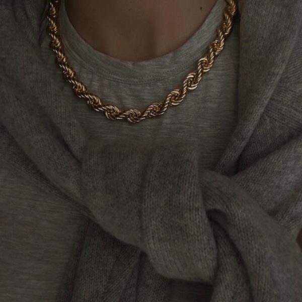 Choker Bali Ottone Dorato - immagine 3