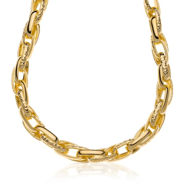 Choker Malesia Ottone Dorato - immagine 2