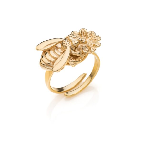 Anello Queenbee Argento 925 Dorato