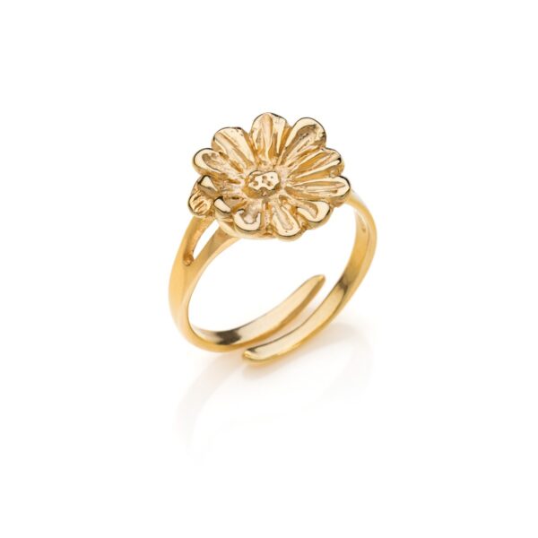Anello Margherita Argento 925 Dorato