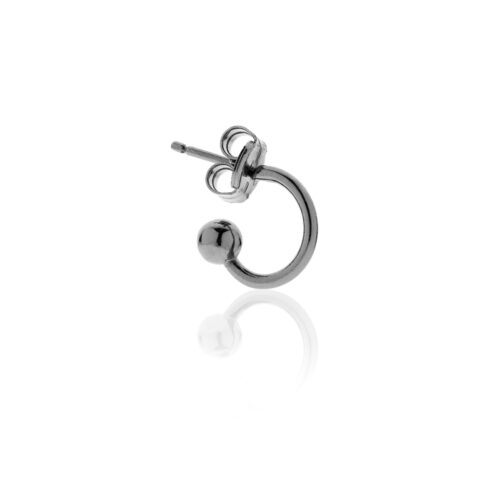 Orecchino Cerchio Mini Argento 925 Rutenio