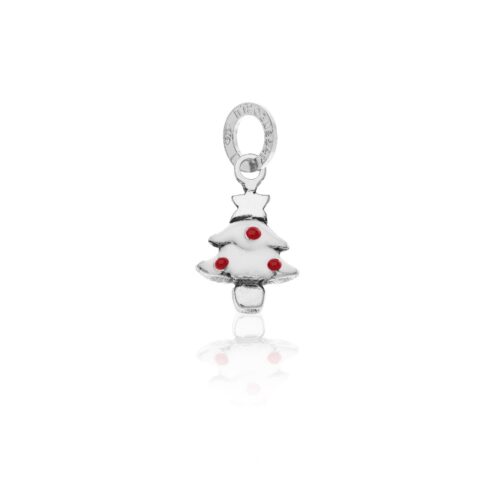 Mini Albero di Natale Argento 925 con smalto