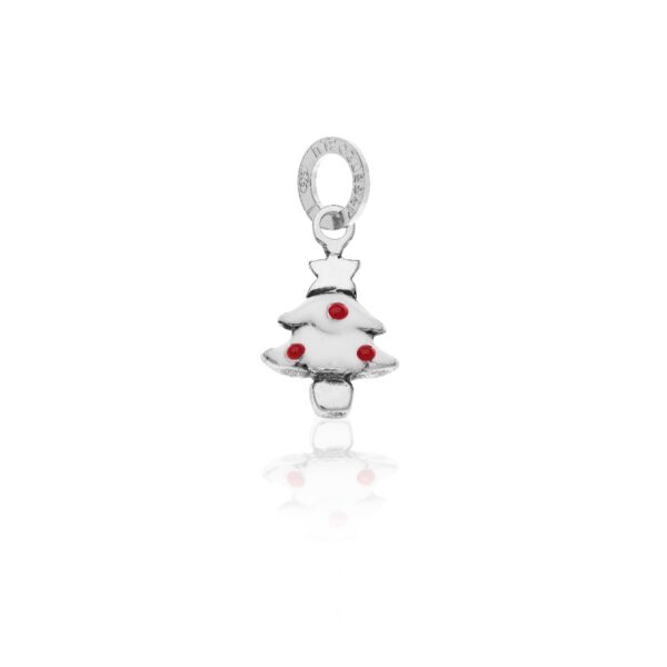 Mini Albero di Natale Argento 925 con smalto