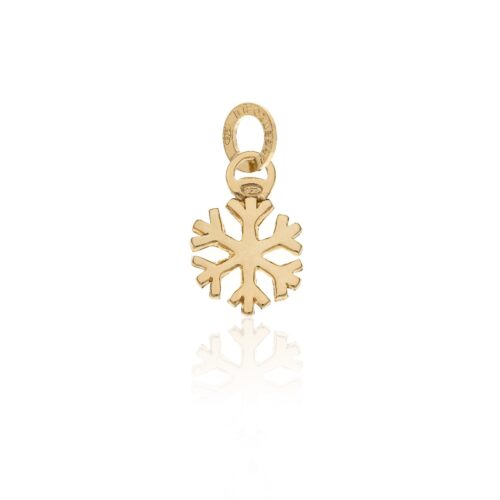 Mini Fiocco di neve Argento 925 dorato