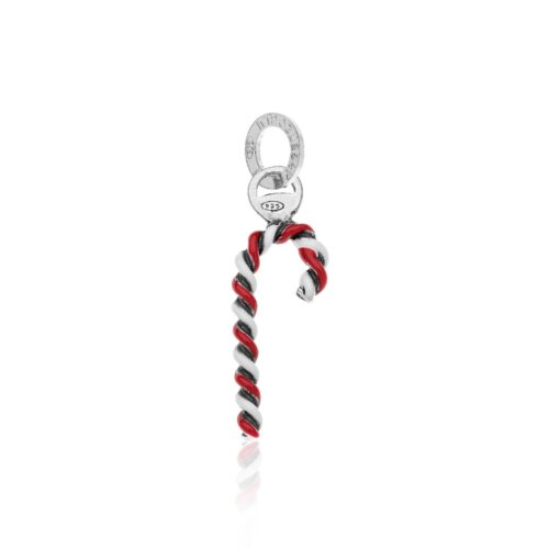 Bastoncino di Zucchero Argento 925 con smalto