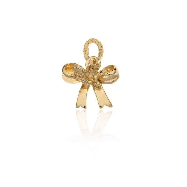 Fiocco di Natale Argento 925 dorato