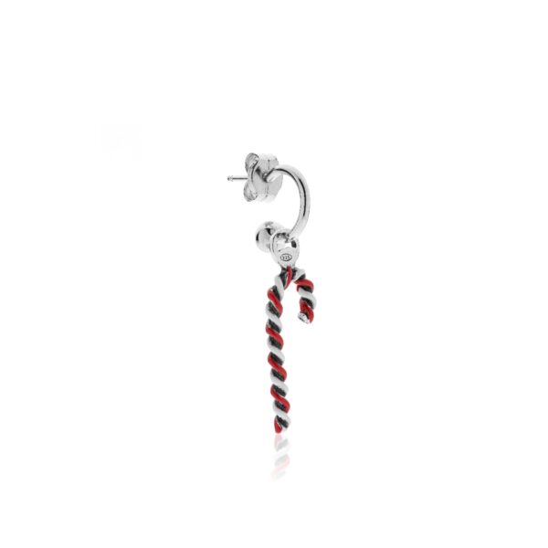Orecchino Candy Stick Argento 925 con smalto