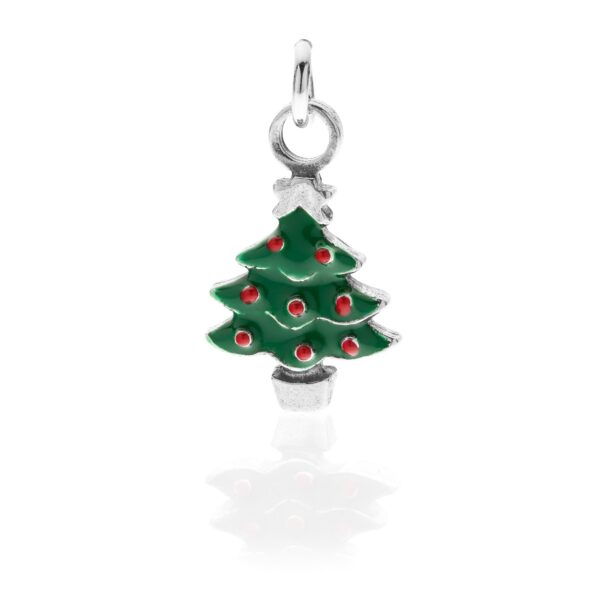 Albero di Natale Argento 925 con smalto
