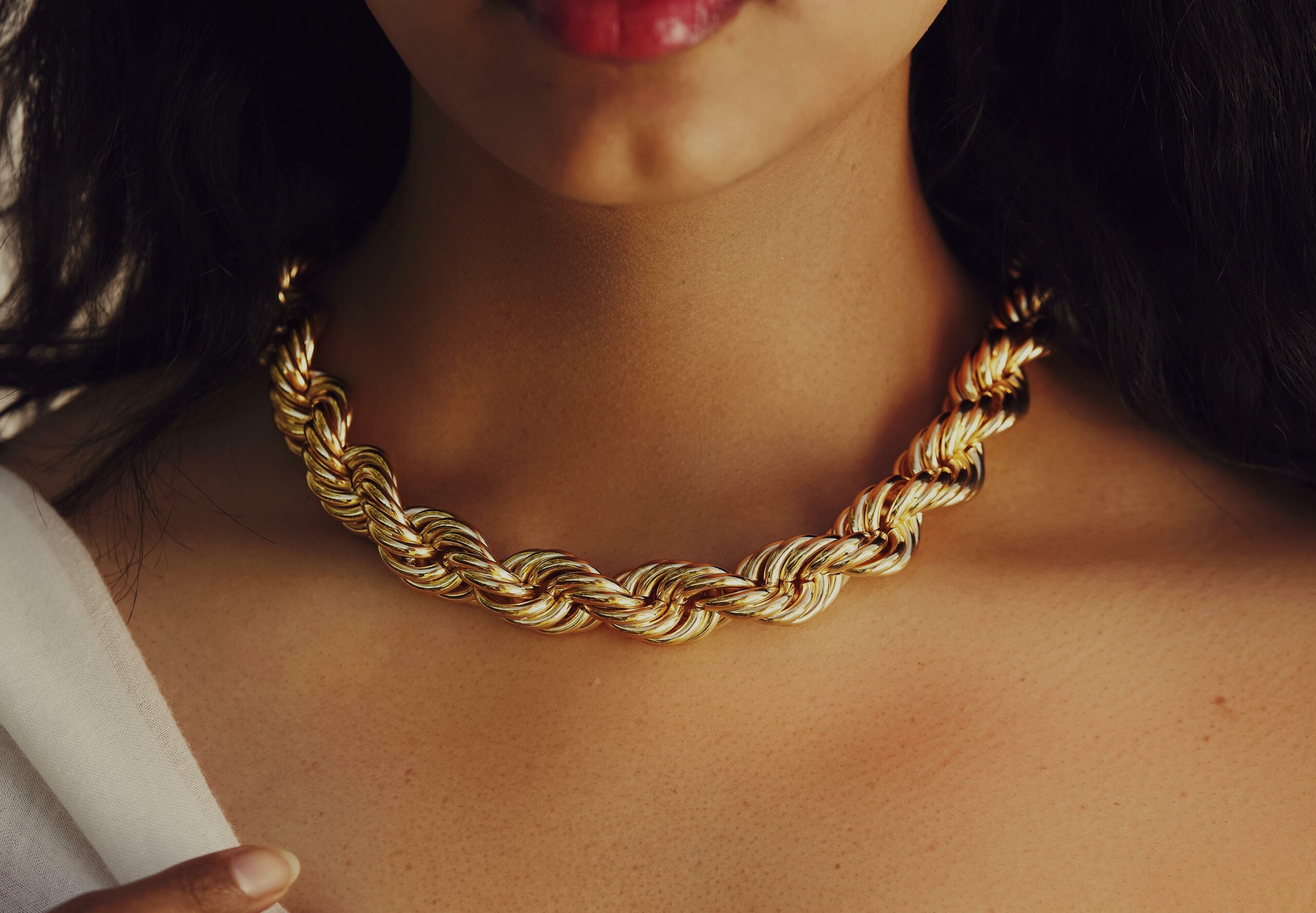 Collana Girocollo In Argento Sterling(999+) - Alibaba