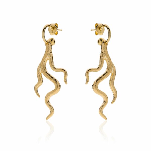 Coppia Orecchini Panarea Argento 925 Dorato