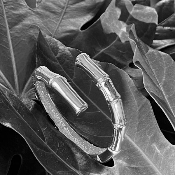 Bangle Bamboo Contrariè Ottone Rodiato - immagine 6