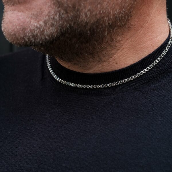 Choker Iris Argento 925 Rodiato e Zirconia Nero - immagine 3
