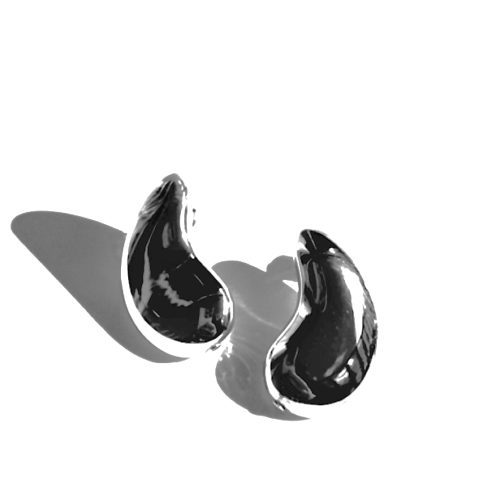 Coppia Orecchini Moonlight Argento 925 Rodiato