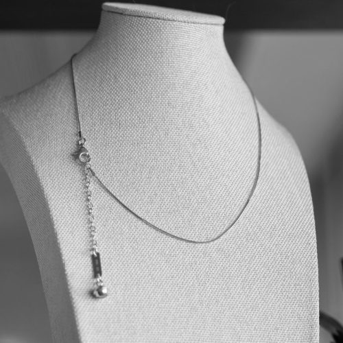 Choker Gea 40 Argento 925 Rodiato