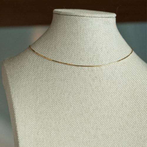 Choker Gea 40 Argento 925 Dorato