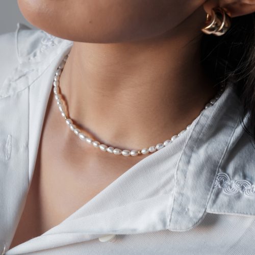Choker I tuoi Baci Argento 925 Dorato
