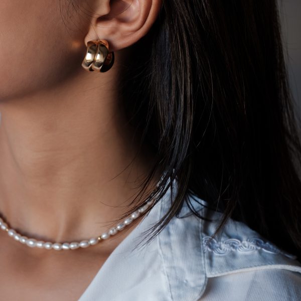Choker I tuoi Baci Argento 925 Dorato - immagine 3