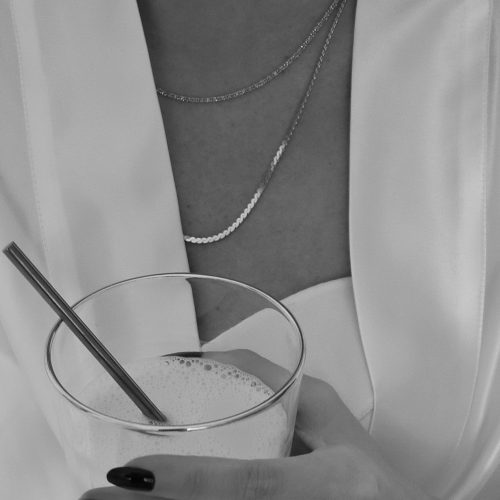 Choker Clio 90 Argento 925 Rodiato