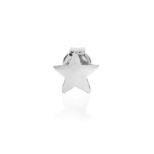Orecchino Mini Pin Stella Argento 925 Rodiato
