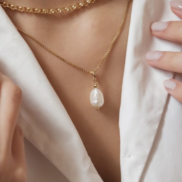 Perla IO (misura piccola) Argento 925 Dorato