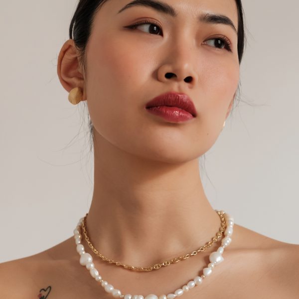 Choker Senza Fine Argento 925 Dorato - immagine 4