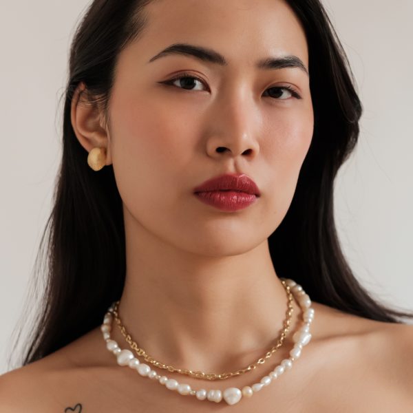 Choker Senza Fine Argento 925 Dorato - immagine 2