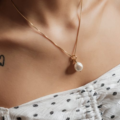 Perla TE (misura grande) Argento 925 Dorato