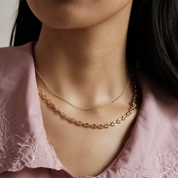 Choker Luce 43 Argento 925 Dorato - immagine 3