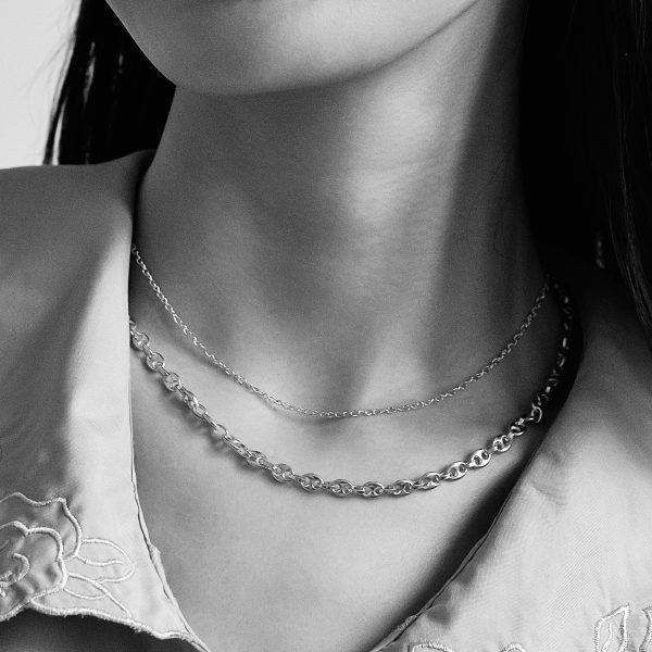 Choker Luce 43 Argento 925 Rodiato - immagine 2