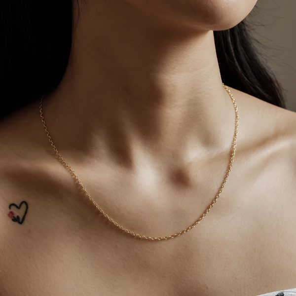 Choker Luce 43 Argento 925 Dorato - immagine 2